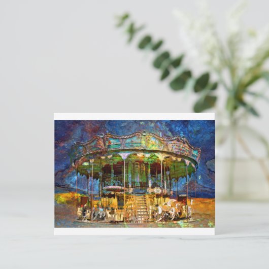 VERROESTE CARNAVALSHERINNERINGEN BRIEFKAART (Staand voorkant)