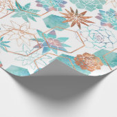 verroeste koperwoestijn cadeaupapier (Hoek)