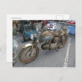 verroeste motorfiets briefkaart (Voorkant / Achterkant)