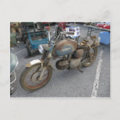 verroeste motorfiets briefkaart (Voorkant)