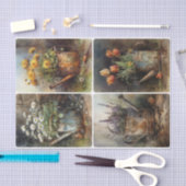 Verroeste waterblikken tissuepapier (Craft)