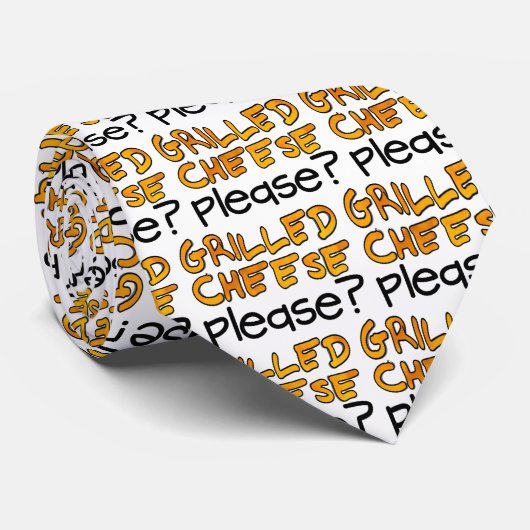 Verroofde kaas alsjeblieft? stropdas (Opgerold)