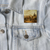 Verroofing bij Les Halles Vierkante Button 5,1 Cm (In situ)