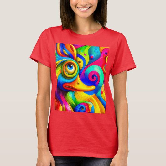 Verrückte Ente  T-shirt (Voorkant)