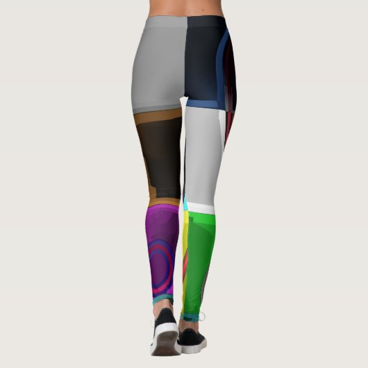 Verrücktes Design für Mutige Leggings (Achterkant)