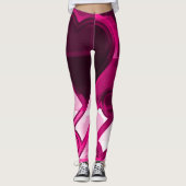 Verrücktes Patchwork Purpur Leggings (Voorkant)