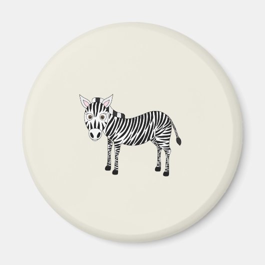 Verrücktes Zebra Magneet (Voorkant)