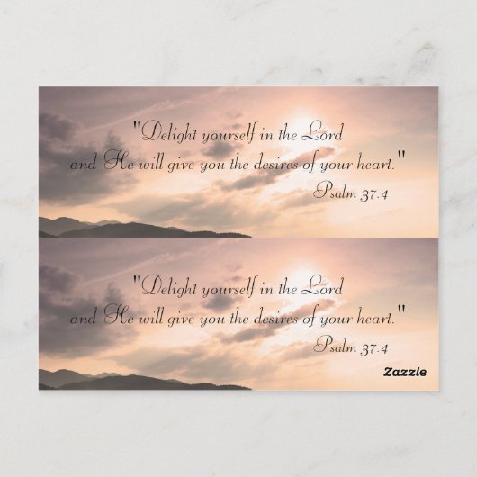 Verruk jezelf in de Heer | Bladwijzer Briefkaart (Achterkant)