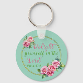 Verruk jezelf in de Heer Gepersonaliseerde Metal Sleutelhanger