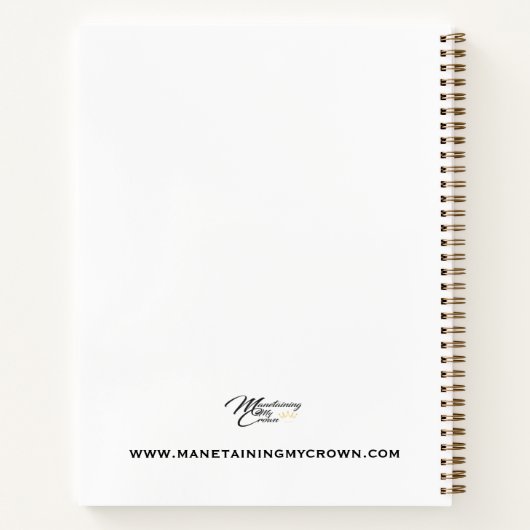 "Verruk jezelf in de Here"  Spiraal Notitieboek (Achterkant)