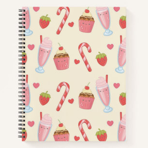 Verrukkelijk en mooi Kawaii Spiral notebook Notitieboek