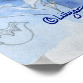 Verrukkelijk! Poster Frans brood afdrukken (Hoek)