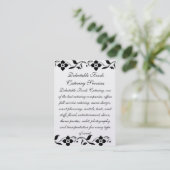 Verrukkelijk Voedsel Visitekaartje (Staand voorkant)