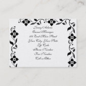 Verrukkelijk Voedsel Visitekaartje (Achterkant)