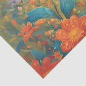 Verrukkelijke Bloemvlinder Tissuepapier (Detail)