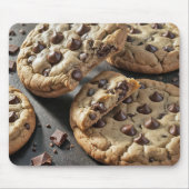 Verrukkelijke Chocolade Chip Cookies Muismat (Voorkant)