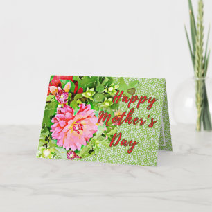 Verrukkelijke Dahlias Moederdagkaart Kaart