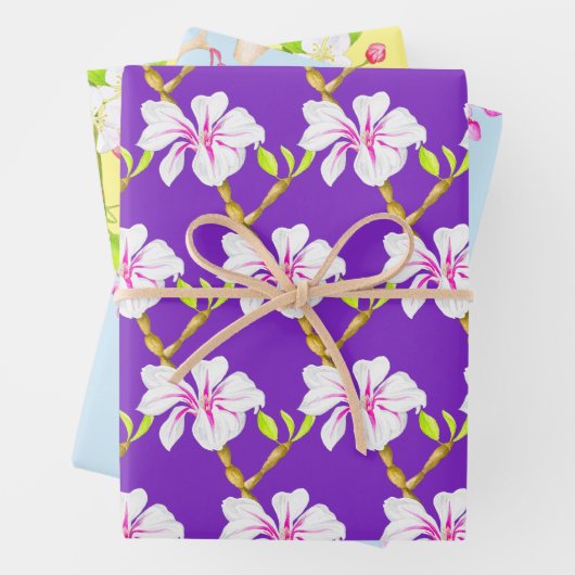 Verrukkelijke lente op wikkelpapier set (M, R, C) Inpakpapier Vel (In situ)