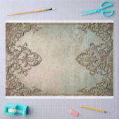 Verrukkelijke, sierlijke verweerde demaskerachterg tissuepapier (Craft)