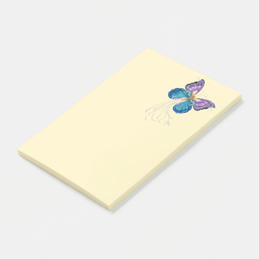 Verrukkelijke Vlinder Post-it® Notes (Schuin)