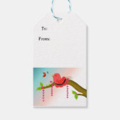 Verrukkelijke Vogeltje Cadeaulabel (Voorkant)