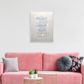 VERRUKKING, ENGAGE, VERTROUWEN, PSALM 37 CALLIGRAP CANVAS AFDRUK (Insitu (Woonkamer))