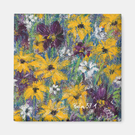 Verrukking in de Heer - Bloemenmagneet Magneet