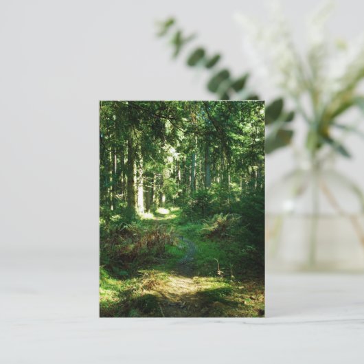 verrukt bos briefkaart (Staand voorkant)