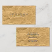 Verrukt papier visitekaartje (Voorkant / Achterkant)