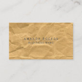 Verrukt papier visitekaartje (Voorkant)