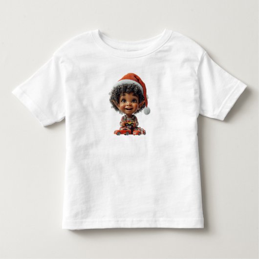 Verrukte Baby Kerst Elf Peuter's T-shirt (Voorkant)