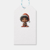 Verrukte Baby Kerst Elf Witte Gift Labels Cadeaulabel (Voorkant)