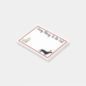 Verry Merry kerstdachshund om lijst te doen Post-it® Notes (Schuin)