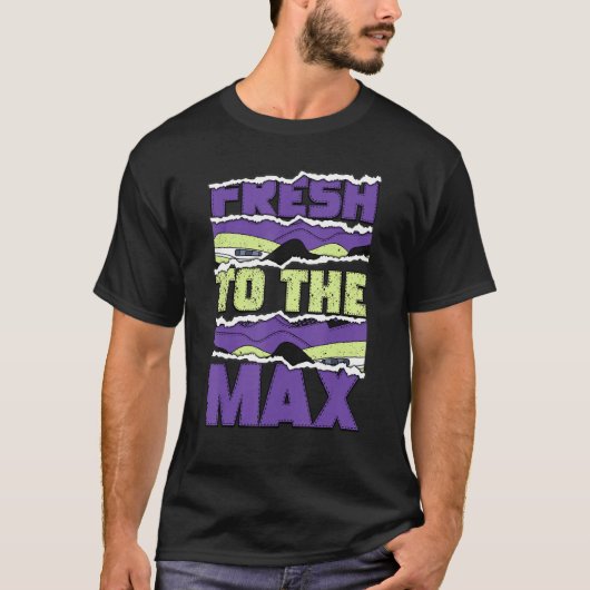 vers aan de Max Canyon Paars 4s Unisex Matching T-shirt (Voorkant)