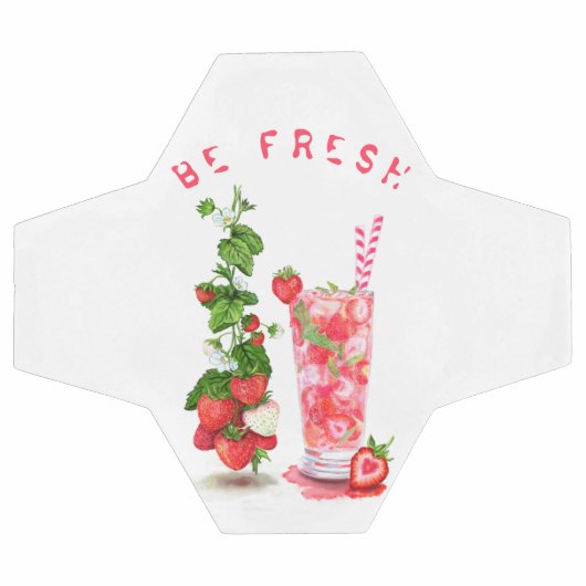 Vers aardbeiensap Koel Drink Voetbal (Enkel)