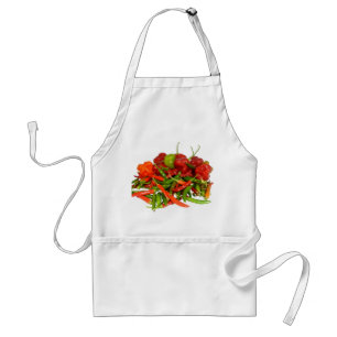Vers afgebeelde Chillies Apron Standaard Schort