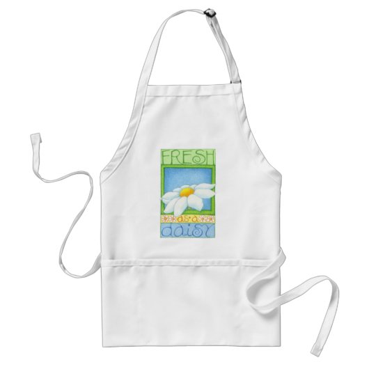 vers als Daisy Apron Standaard Schort (Voorkant)