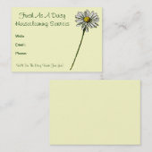 vers als Daisy: Huishoudelijke diensten, schoonmaa Visitekaartje (Voorkant / Achterkant)