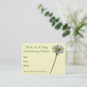 vers als Daisy: Huishoudelijke diensten, schoonmaa Visitekaartje (Staand voorkant)