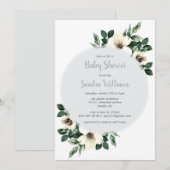 Vers Anemone baby shower nodiggray Kaart (Voorkant / Achterkant)