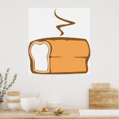 Vers Bakken Brood Poster (Keuken)
