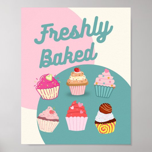 Vers bakteken, Cupcake Bake Sale Poster (Voorkant)
