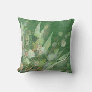 VERS BERICHT EUCALYPTUS BRUSHED METALLIC PILLOW KUSSEN