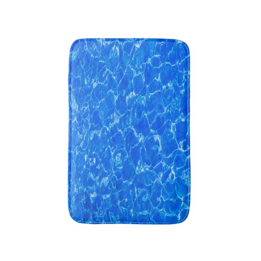 Vers blauw water badmat (Voorkant Verticaal)