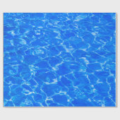 Vers blauw water cadeaupapier (Vlak)