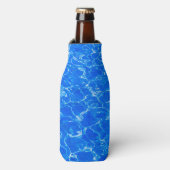 Vers blauw water flesjeskoeler (Fles Voorkant)