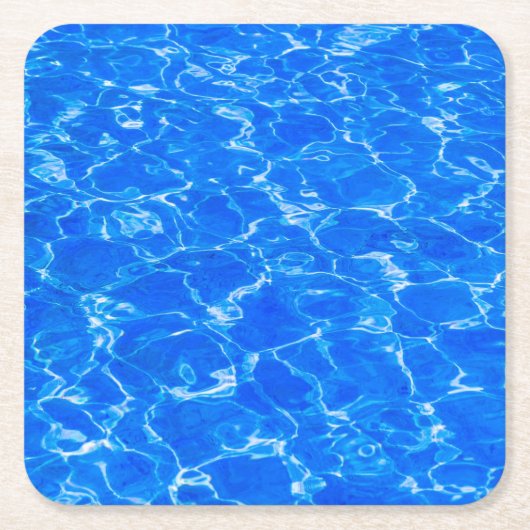 Vers blauw water kartonnen onderzetters (Voorkant)