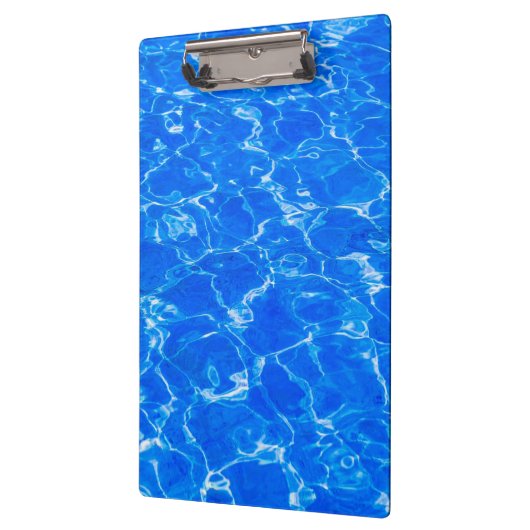 Vers blauw water klembord (Links)