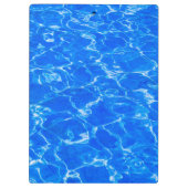 Vers blauw water klembord (Achterkant)