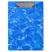 Vers blauw water klembord (Voorkant)